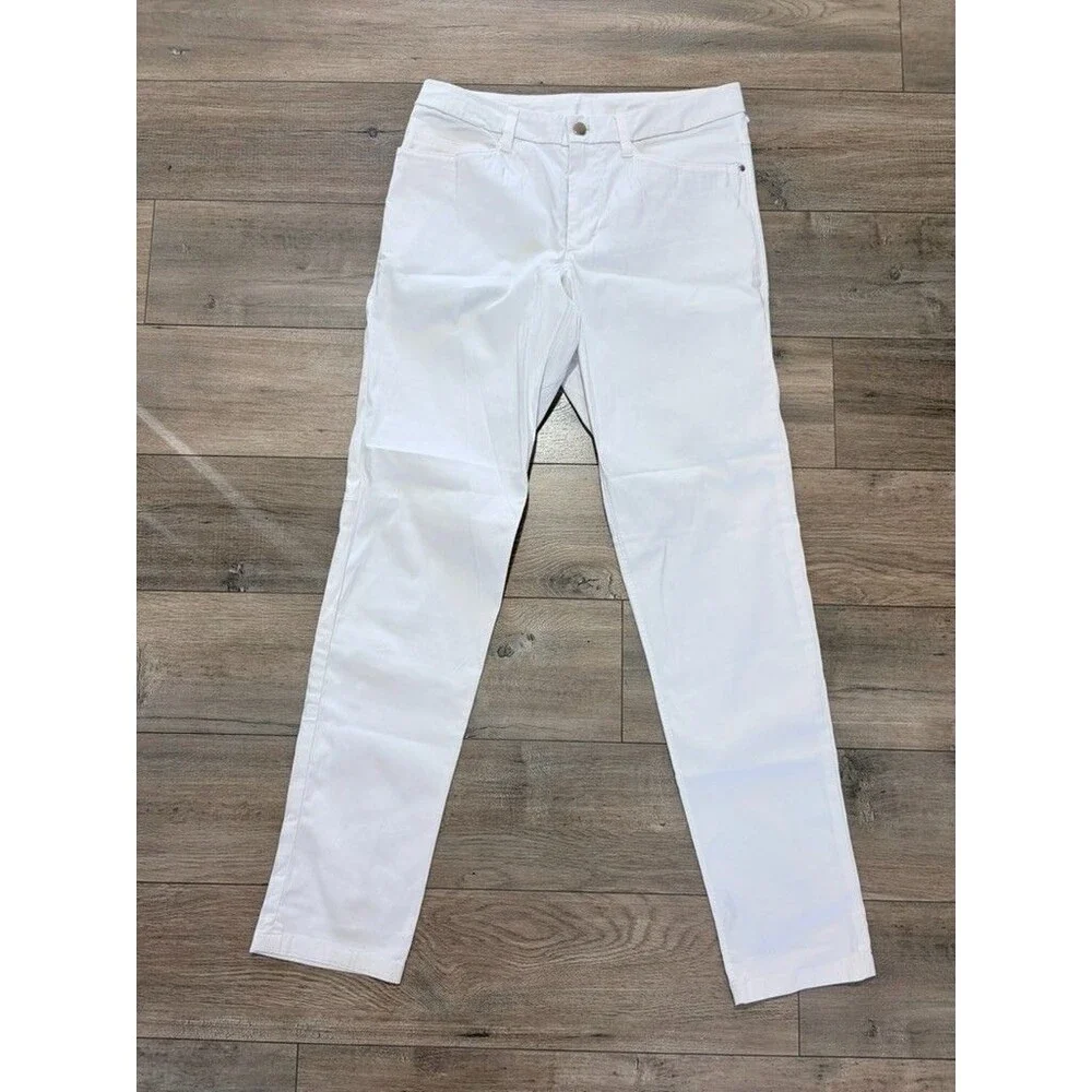 Lululemon ABC Mens 30X33 Taper Warpstreme Golf Casual Stretch Pants White